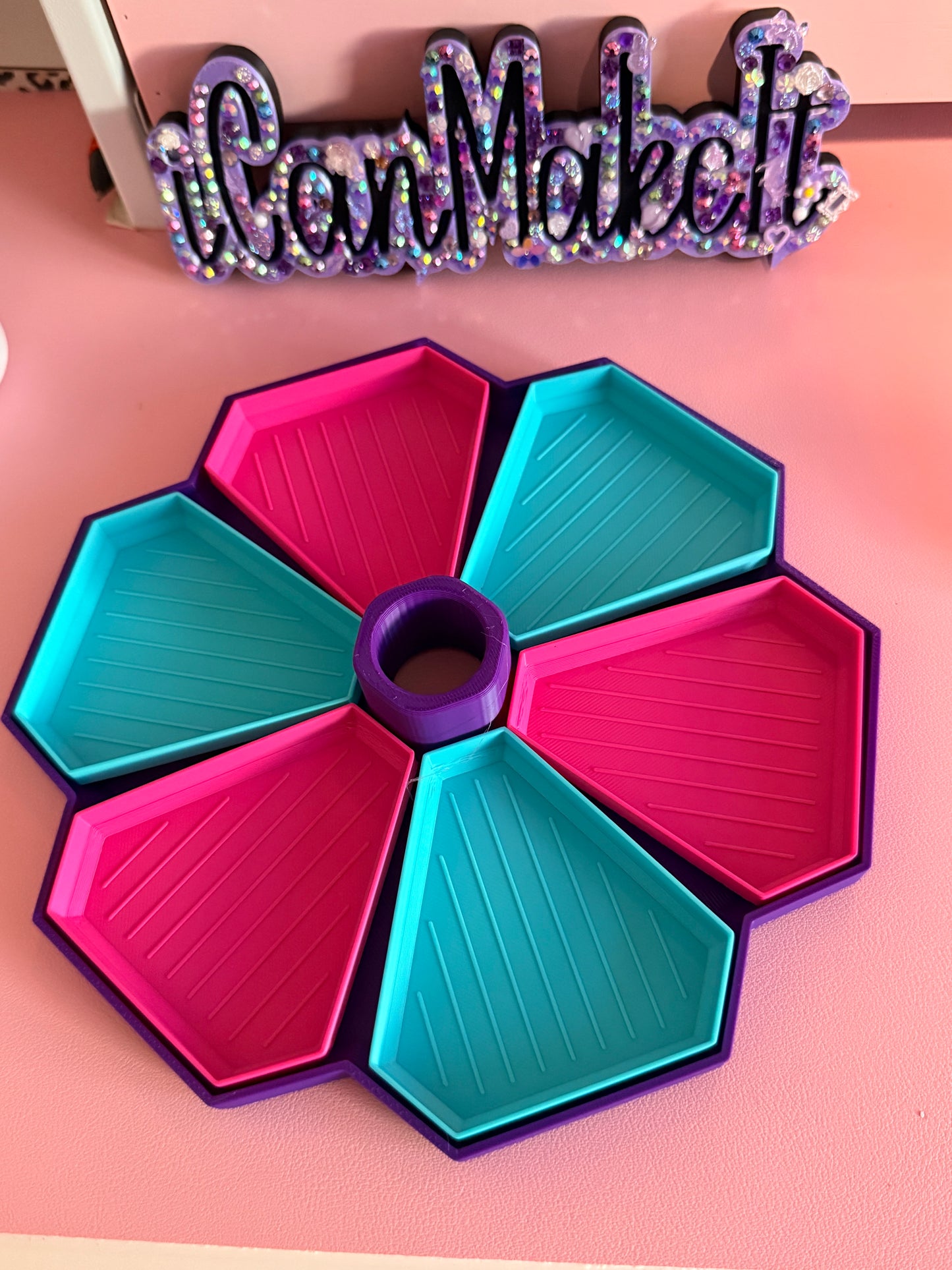 6 tray rhinestone holder