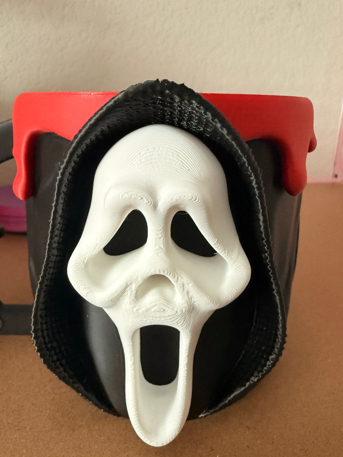 Ghost Face Ice Cream Pint Holder