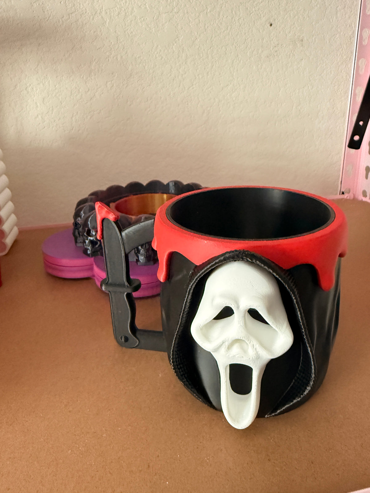Ghost Face Ice Cream Pint Holder