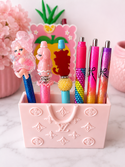 Designer fooie pencil holder
