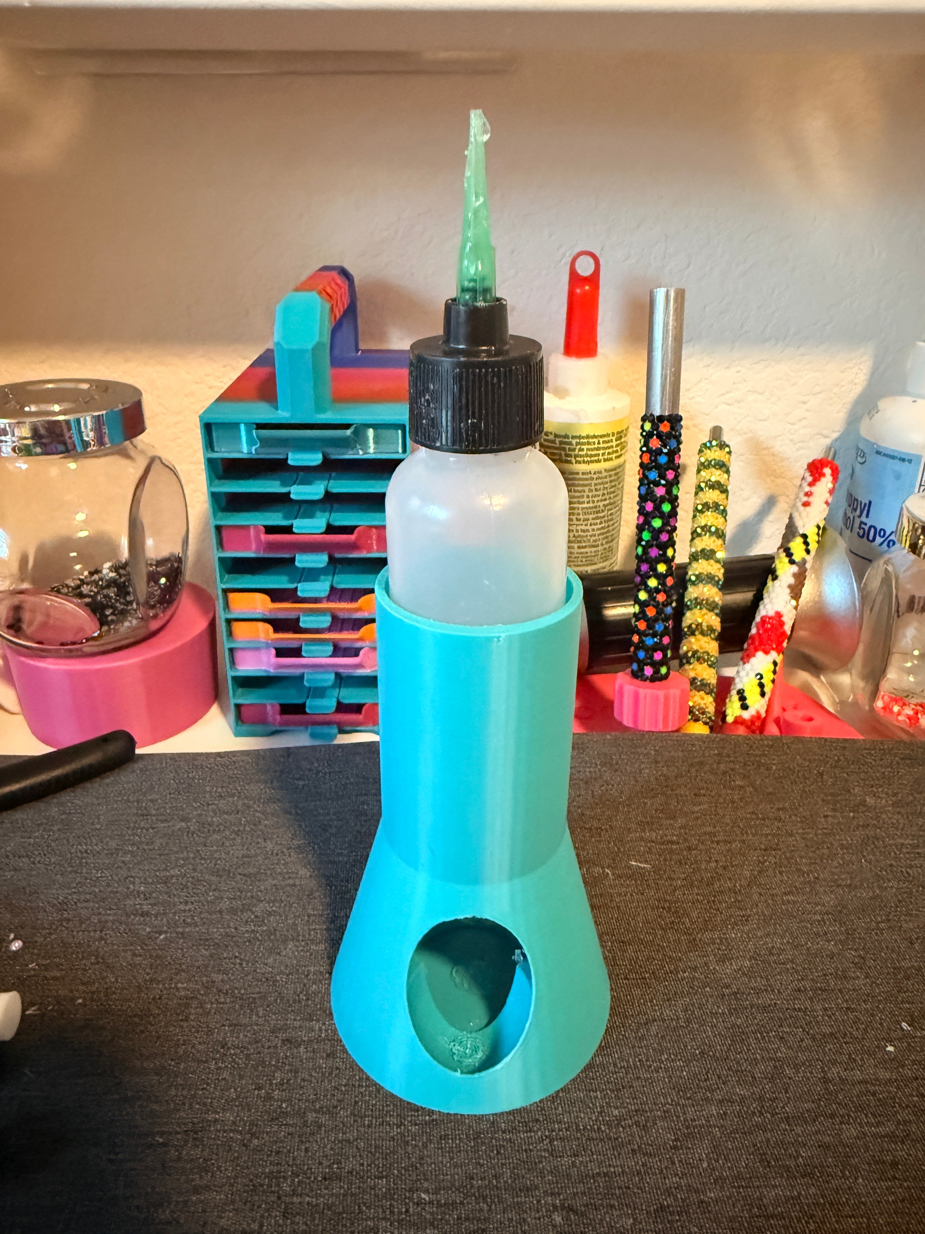 Glue bottle holder