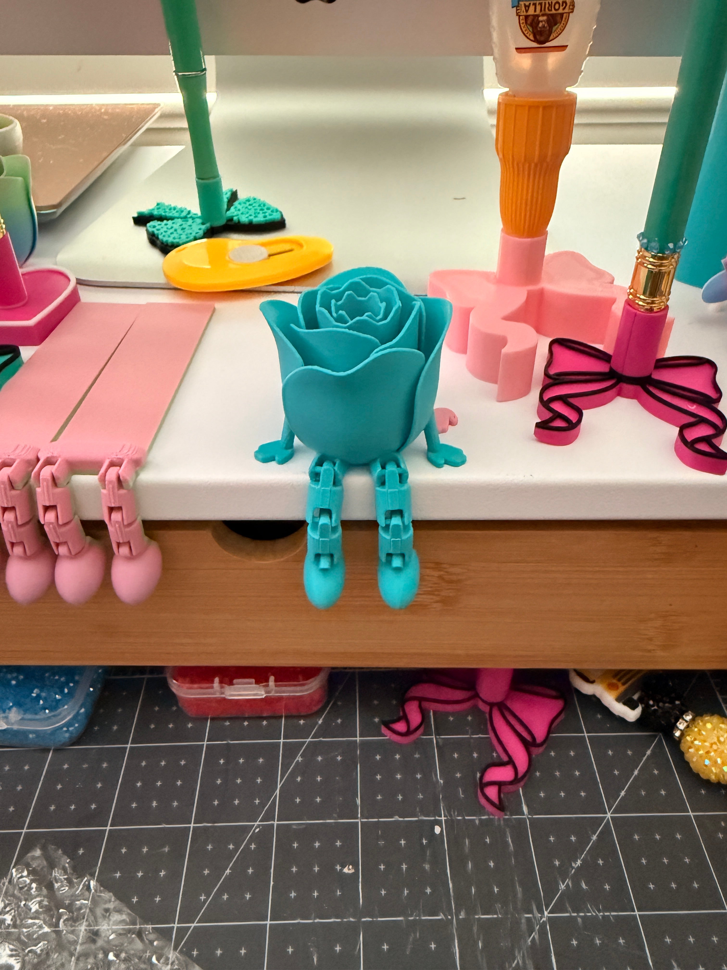 Roses with legs