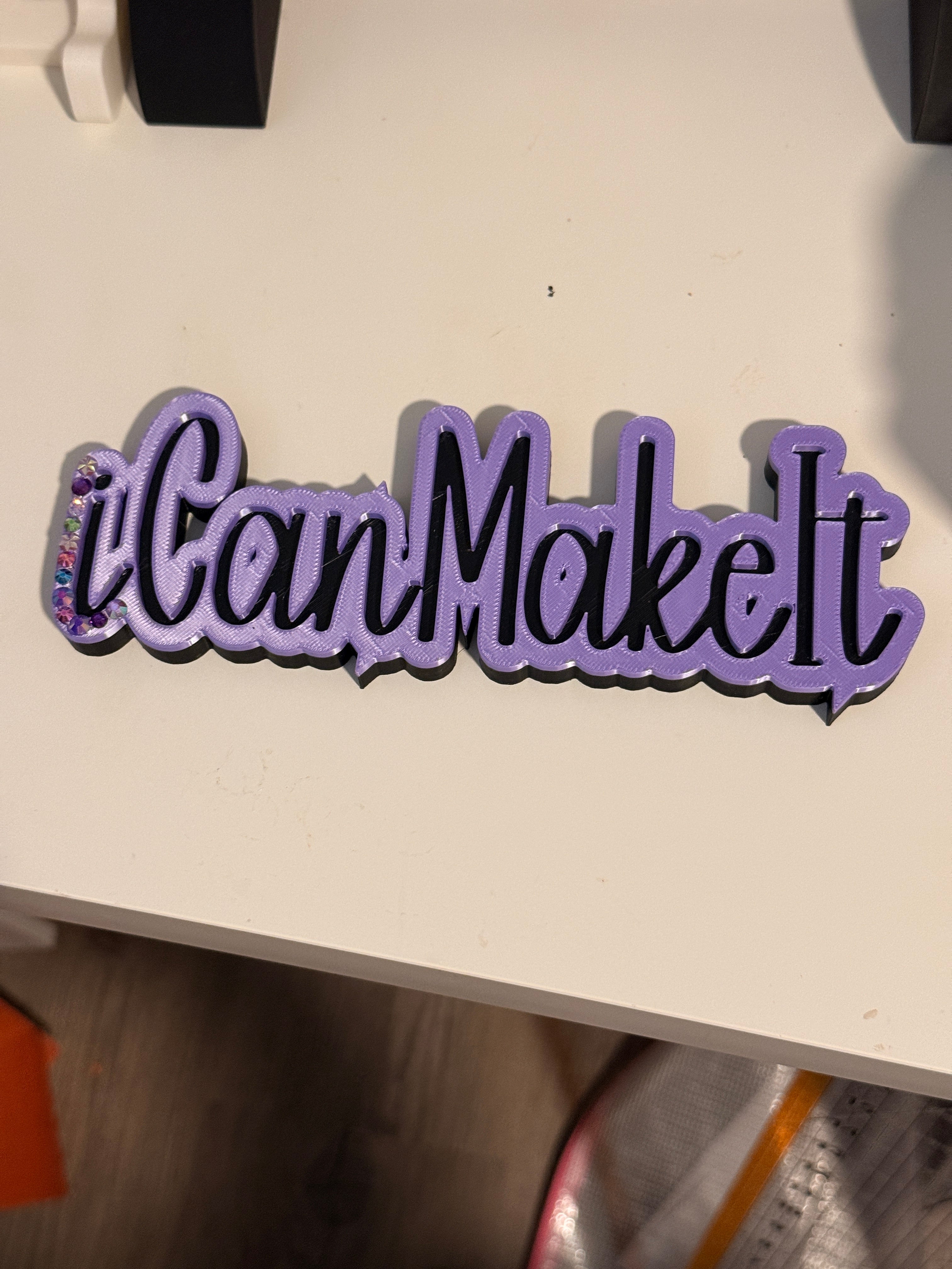 Custom name plate