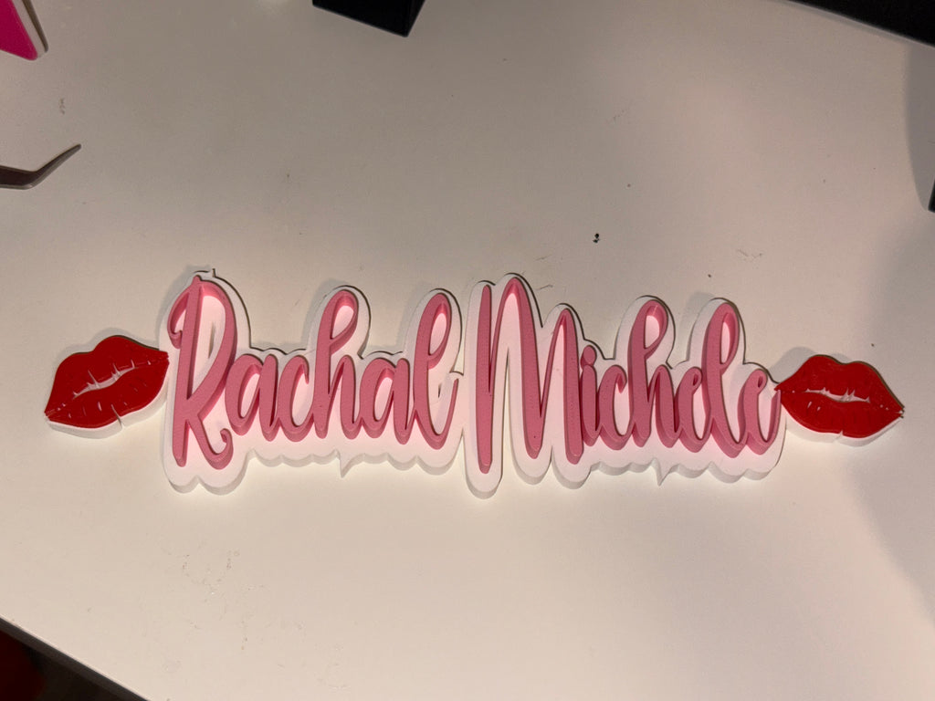 Custom name plate