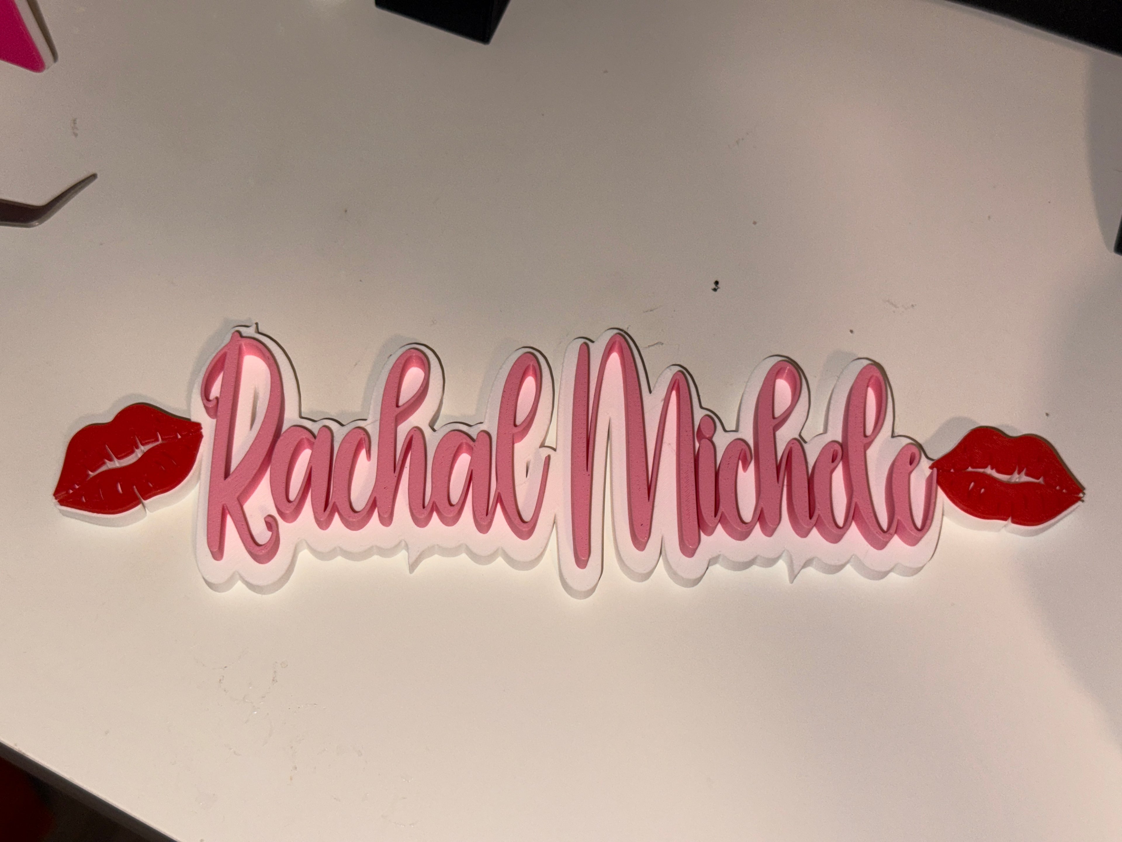 Custom name plate