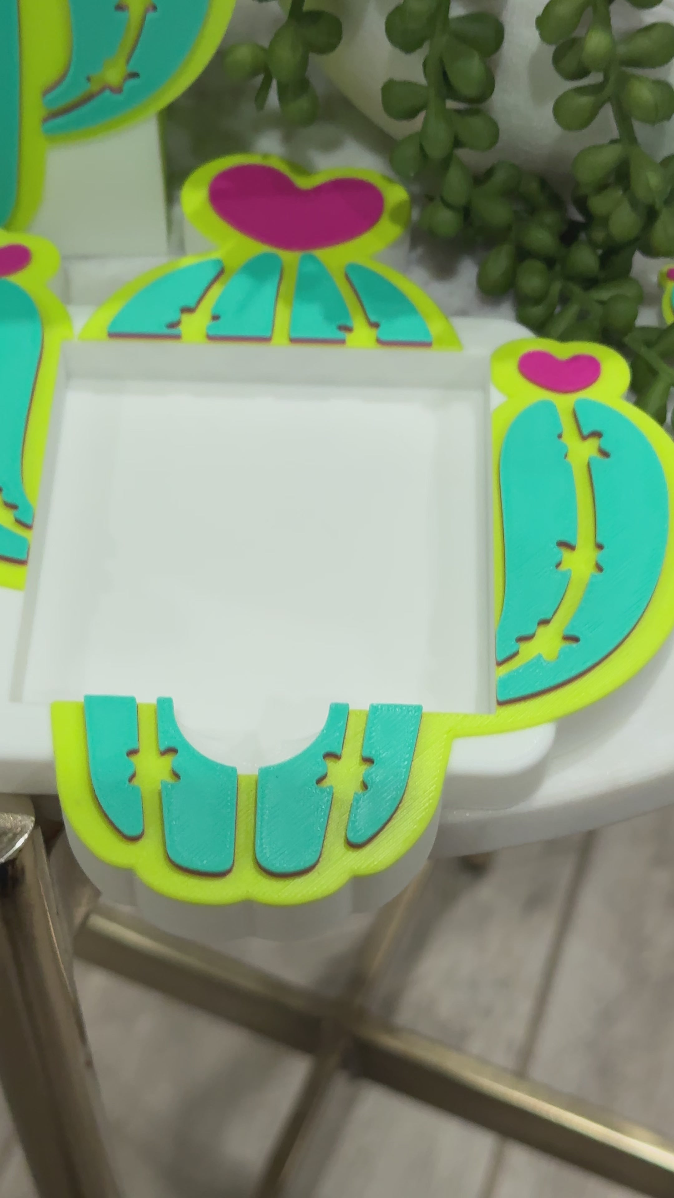 6 Piece Cactus desk set